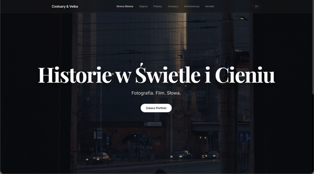 Cooluary Portfolio Homepage