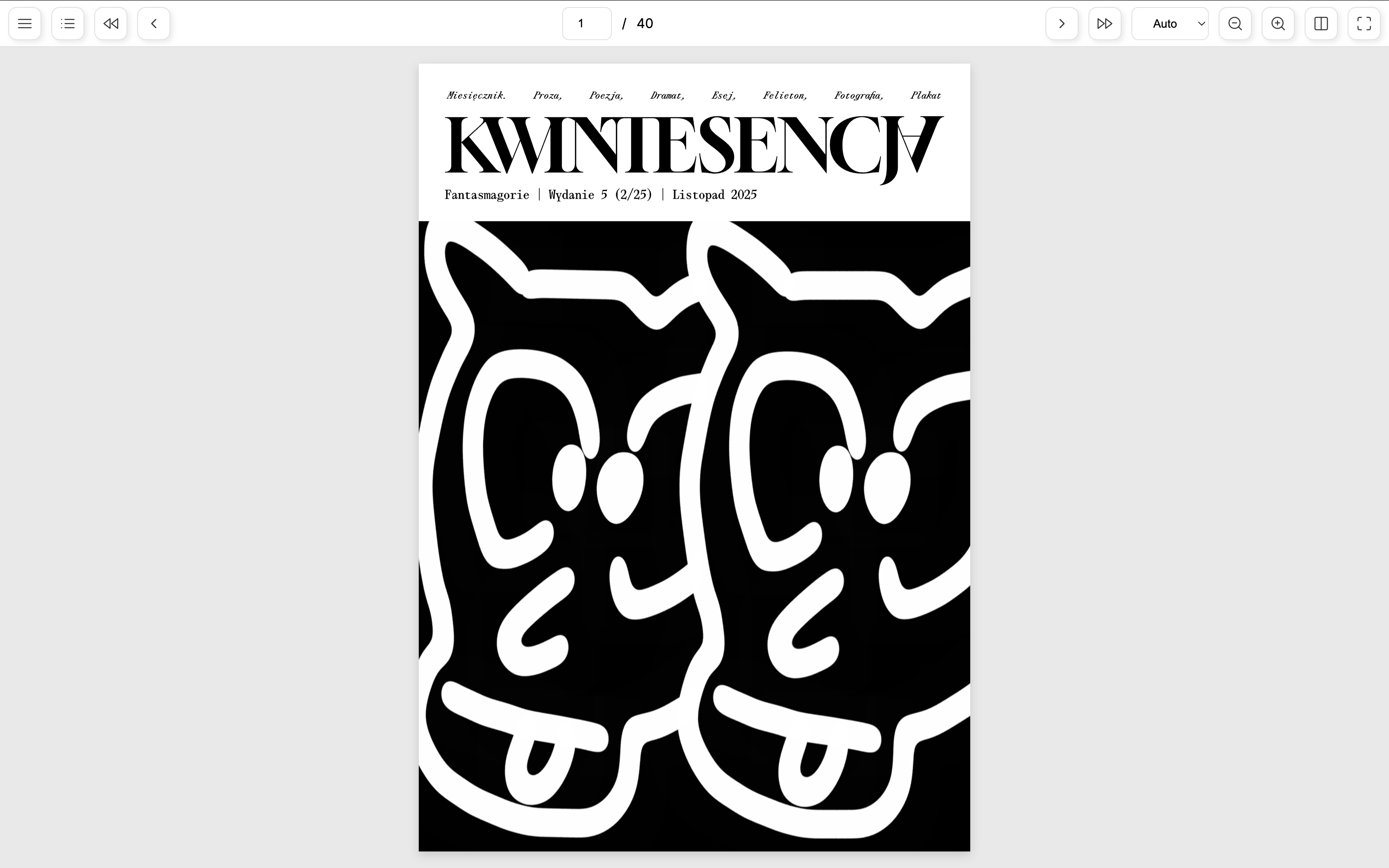 Web PDF Reader Interface